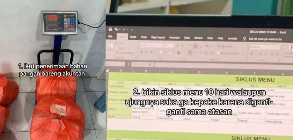 Curhat ahli gizi MBG awalnya semangat © TikTok Curhat ahli gizi MBG awalnya semangat © TikTok