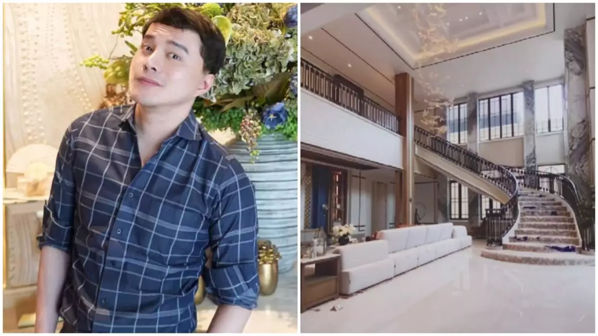 9 Potret rumah baru bos skincare Oky Pratama ini bak istana di pinggir jalan, saking luas pakai 17 ART