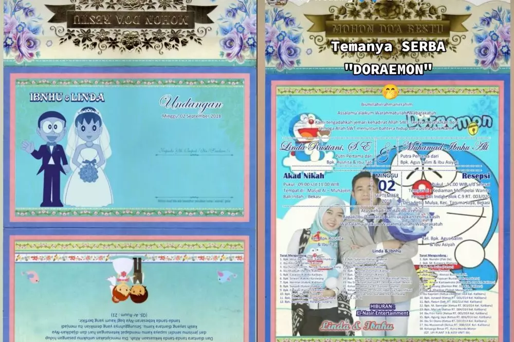 menikah konsep doraemon © TikTok menikah konsep doraemon © TikTok
