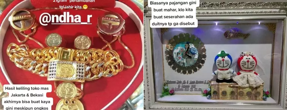 menikah konsep doraemon © TikTok menikah konsep doraemon © TikTok