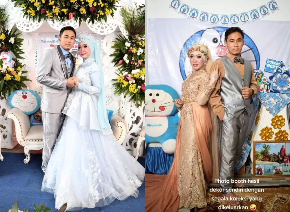 menikah konsep doraemon © TikTok menikah konsep doraemon © TikTok