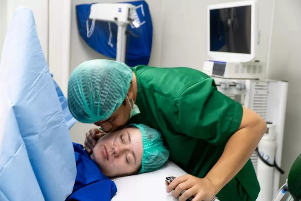 potret persalinan Vika Kolesnaya istri Billy © Instagram potret persalinan Vika Kolesnaya istri Billy © Instagram