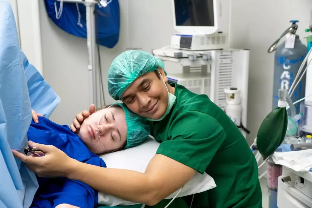 potret persalinan Vika Kolesnaya istri Billy © Instagram potret persalinan Vika Kolesnaya istri Billy © Instagram