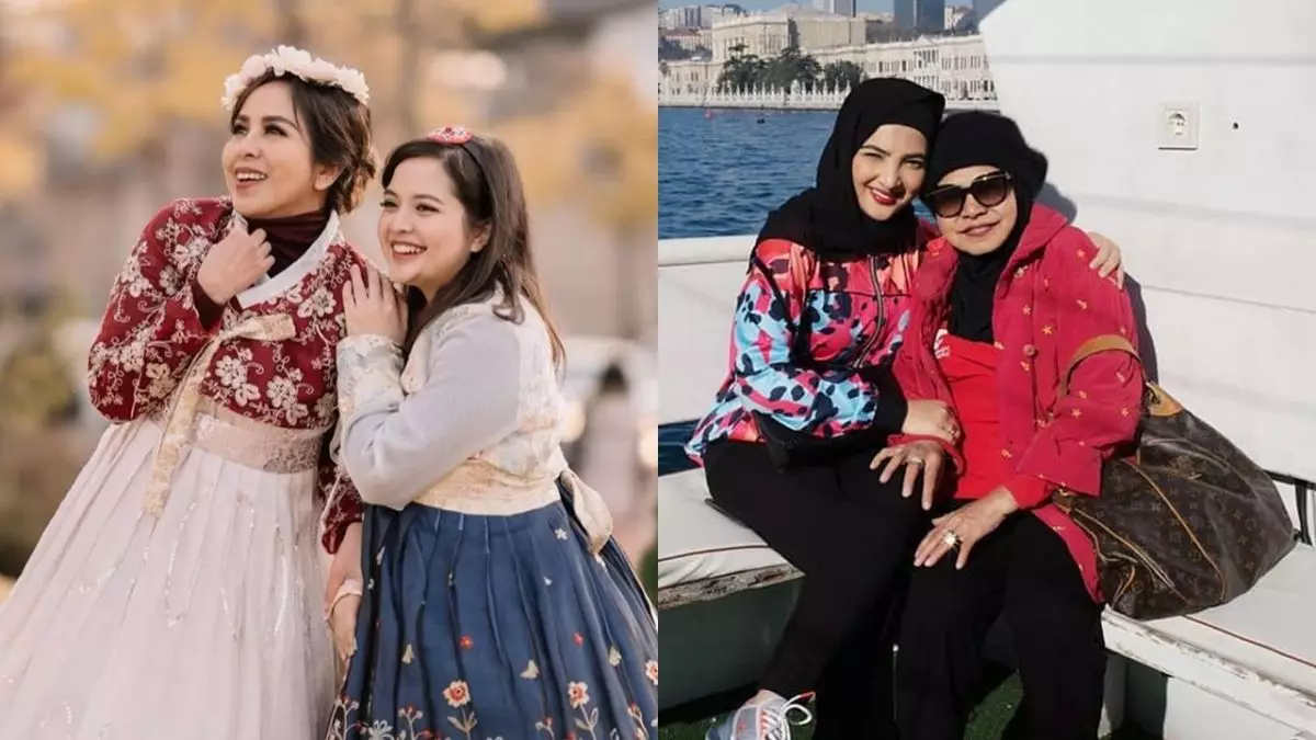 Tepis mertua dan menantu tak bisa akur, intip potret kebersamaan 13 penyanyi bareng ibu mertua