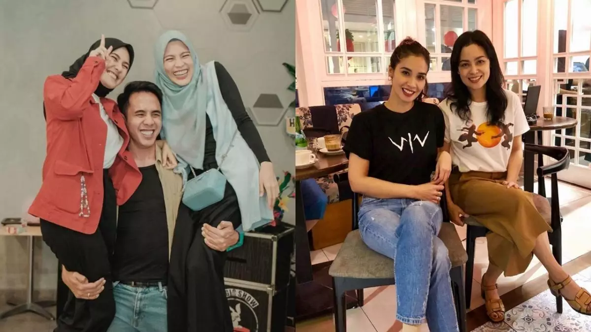 Tetap rukun meski beda kepercayaan, ini 9 potret kebersamaan aktris cantik bareng saudara kandungnya