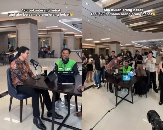driver ojek online buktikan ucapan jadi doa © TikTok driver ojek online buktikan ucapan jadi doa © TikTok