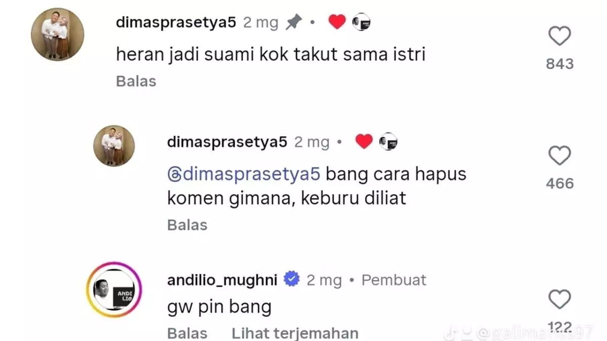 8 Komentar lucu warga TikTok ini bukti mereka tipe suami-suami takut istri, ada aja jokesnya