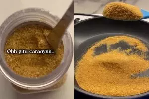 Bumbu dapur bubuk menggumpal padahal belum kedaluwarsa? Wanita ini bagikan trik antigagal mengatasinya