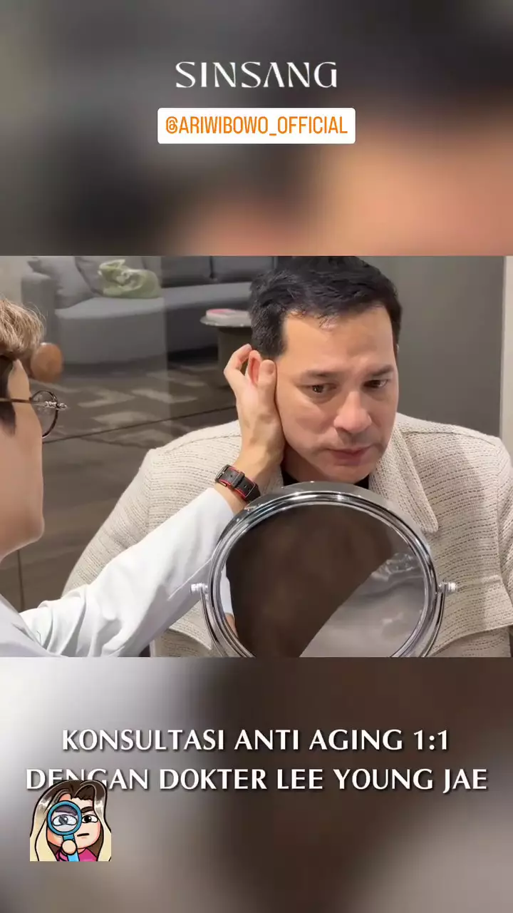 Ari Wibowo operasi antiaging di Korea Selatan © 2025 Instagram