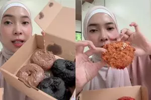 Jajal donat Pinkan Mambo, review Fitri Tropica ini malah sukses bikin warganet ngiler