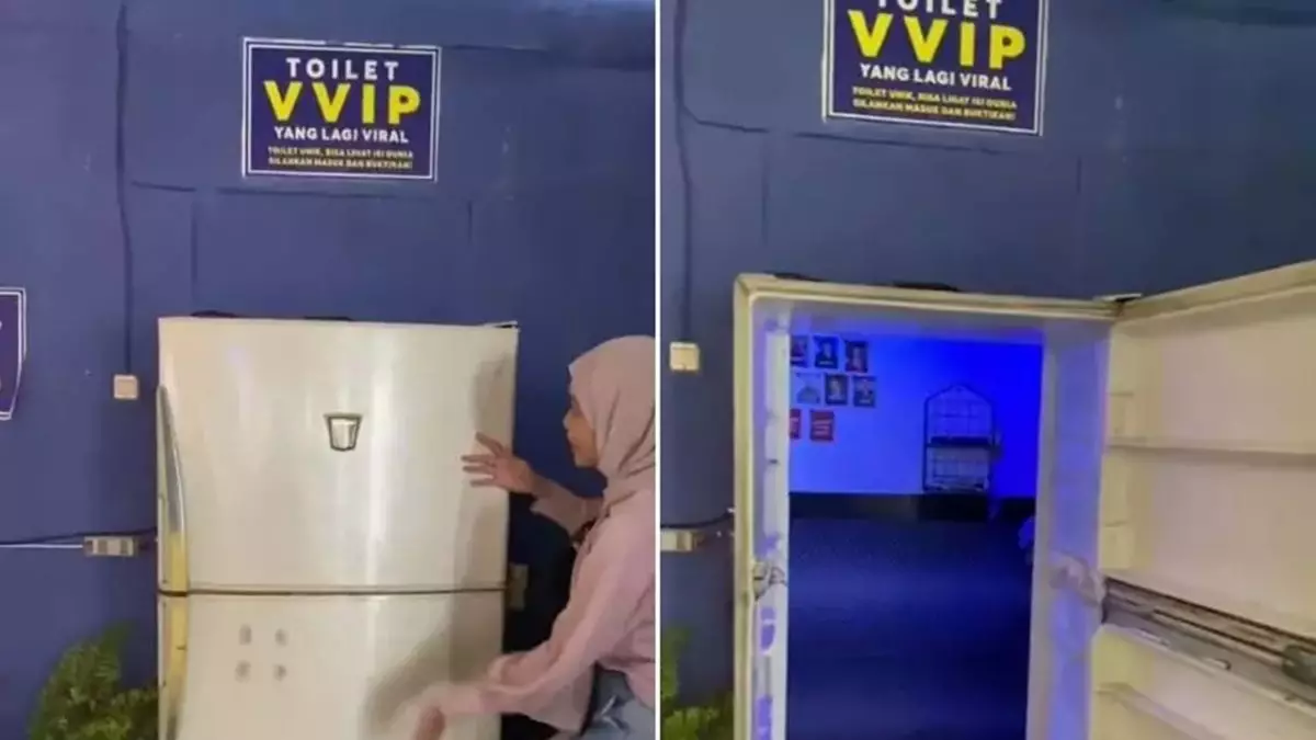 Toilet umum VVIP di rumah makan Kediri ini konsepnya antimainstream, desain interiornya bikin kaget