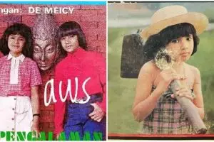 Penyanyi cilik bareng Adi Bing Slamet ini ternyata anak pedangdut top legendaris, intip 9 potret lawas