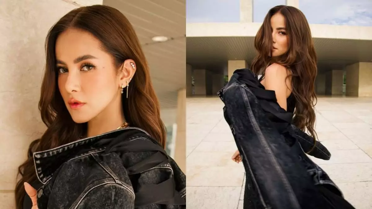 7 Potret Olla Ramlan tampil glamor di photoshoot terbaru, pamer body goals dalam gaun keemasan