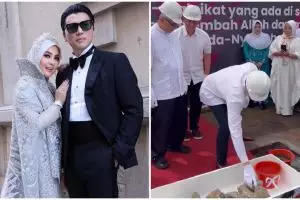 Reino Barack bangun masjid di perumahan, muat 1000 jamaah, 7 potretnya di peletakan batu pertama