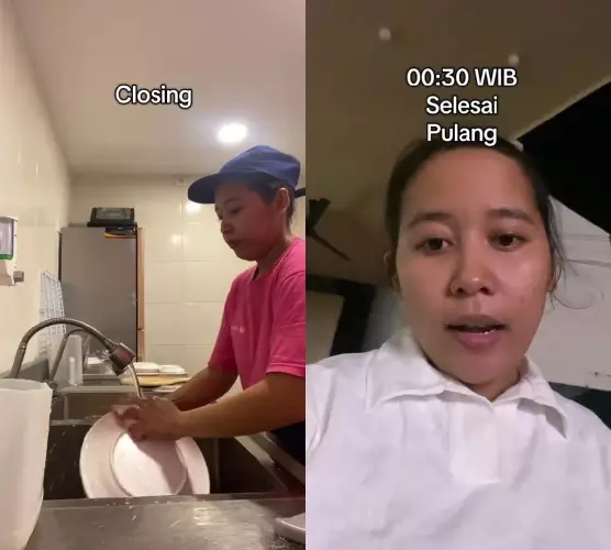 wanita asal Jogja ini kerja nyaris 24 jam © TikTok wanita asal Jogja ini kerja nyaris 24 jam © TikTok