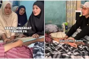 Sempat dituding ogah tanggung jawab, 9 potret Nadya Almira kunjungi korban ditabraknya 12 tahun lalu