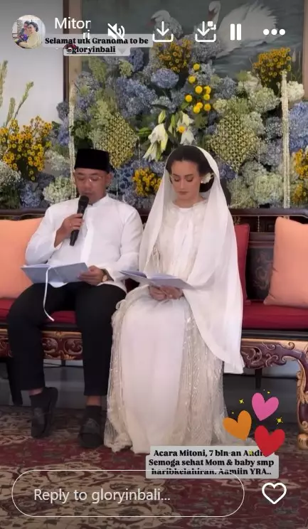 mantu Ari Sigit gelar mitoni kehamilan © Instagram