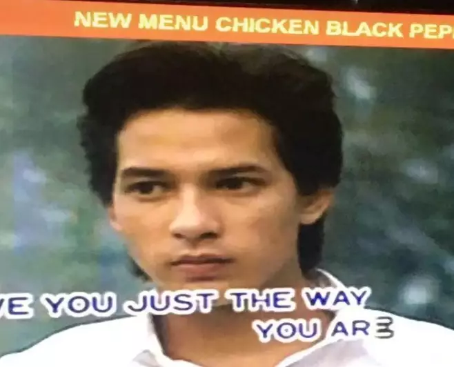 Pria gondrong di iklan permen era 90an © Instagram Pria gondrong di iklan permen era 90an © Instagram
