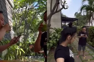 6 Potret sudut taman mini rumah Ari Lasso yang asri, jadi tempat santai favorit bareng kekasih