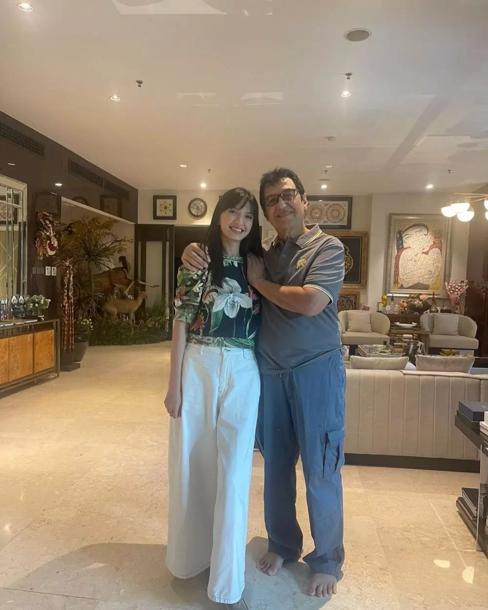 kebersamaan raline dan ayah © instagram kebersamaan raline dan ayah © instagram