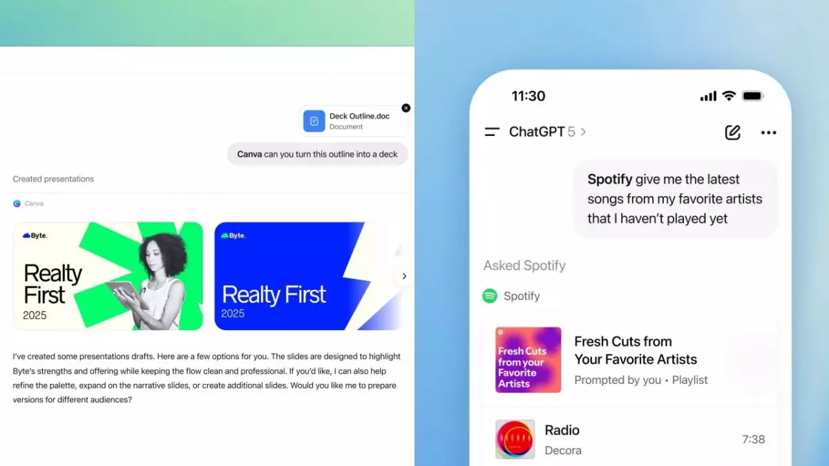 ChatGPT sekarang bisa buka dan interaksi langsung dengan Spotify & Canva, ini caranya