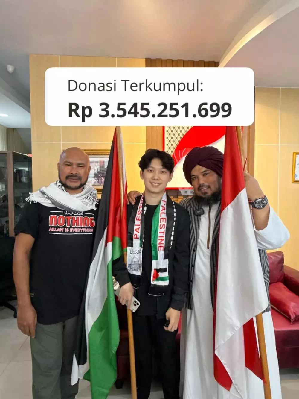 Willie Salim galang donasi 4 miliar untuk klinik Palestina © 2025 Instagram