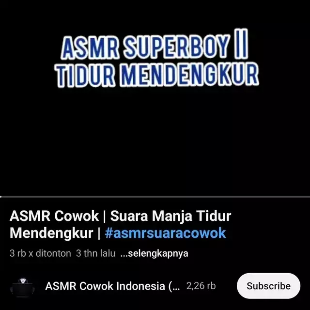 video asmr nyeleneh pengantar tidur © 2025 Instagram video asmr nyeleneh pengantar tidur © 2025 Instagram