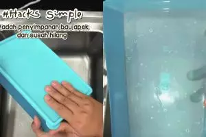 Jangan cuma ditaburkan, ini cara efektif pakai baking soda untuk basmi bau apek di wadah plastik 