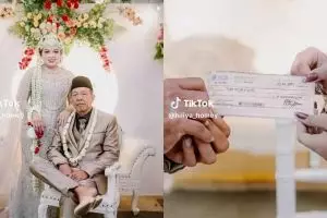 Kakek Tarman yang nikahi gadis 24 tahun kabur bawa motor istrinya, mahar cek Rp3 Miliar rupanya palsu