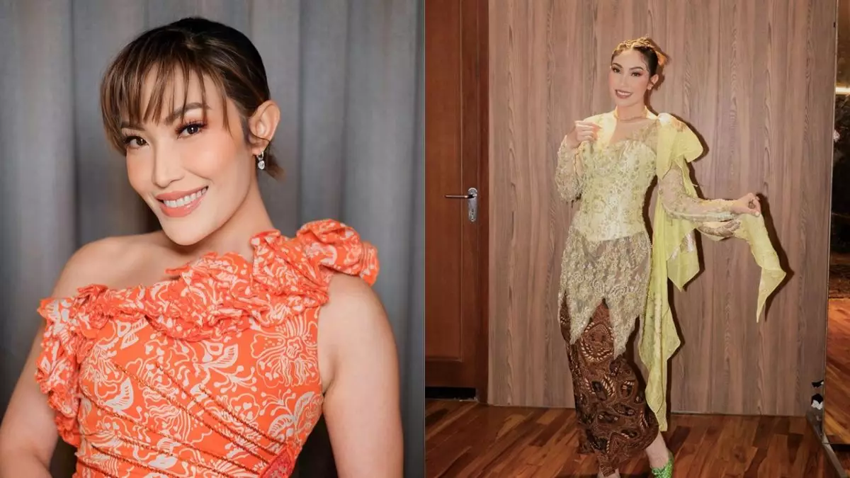 Gayanya di pesta ultah disebut totalitas, begini 11 potret Ayu Dewi tampil modis dengan dress cetar