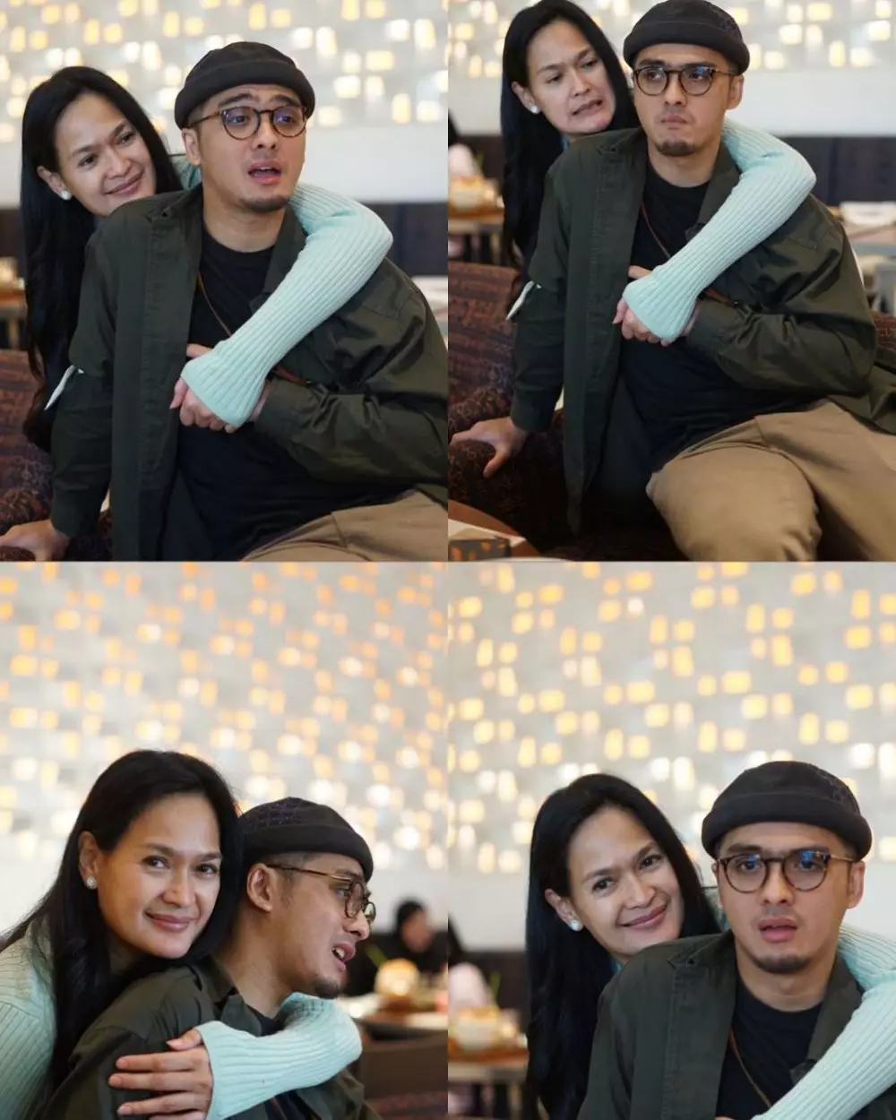  potret ricky harun & donna harun bak kakak adik © berbagai sumber