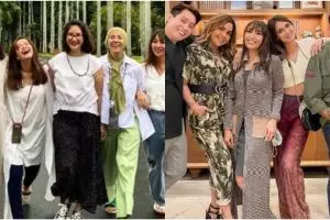 Friendship goals, begini momen kompak 7 presenter bareng gengnya