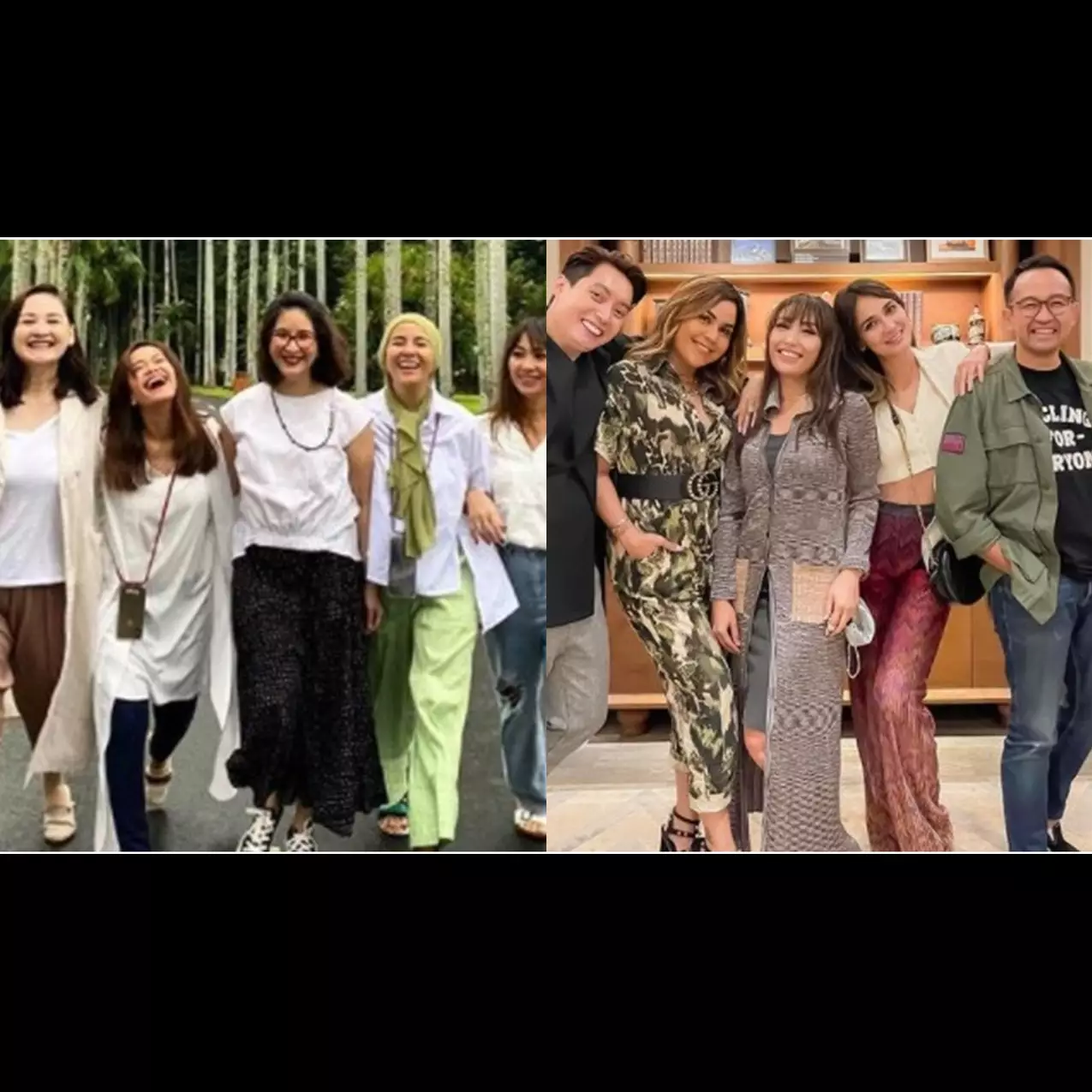 Friendship goals, begini momen kompak 7 presenter bareng gengnya