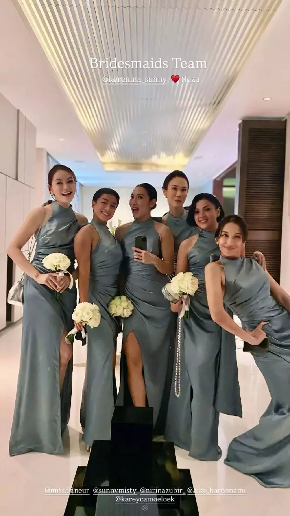 pemberkatan nikah Kerenina Sunny © Instagram pemberkatan nikah Kerenina Sunny © Instagram