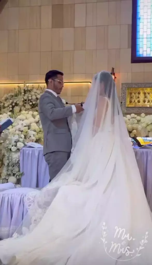 pemberkatan nikah Kerenina Sunny © Instagram pemberkatan nikah Kerenina Sunny © Instagram