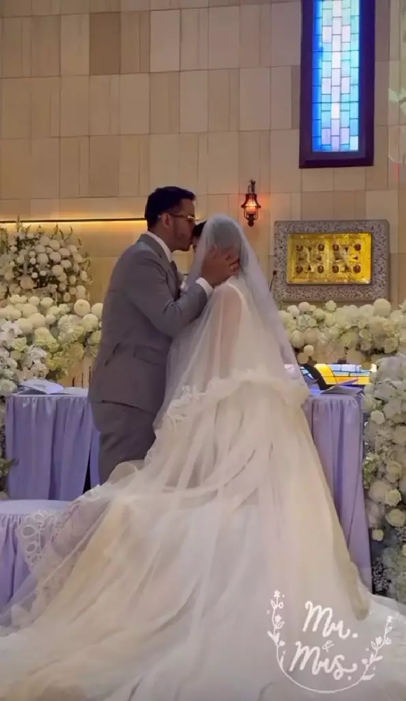 pemberkatan nikah Kerenina Sunny © Instagram pemberkatan nikah Kerenina Sunny © Instagram