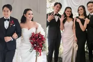 Gaya 9 seleb hadiri resepsi pernikahan Amanda Manopo dan Kenny Austin, Fajar Sadboy bikin pangling