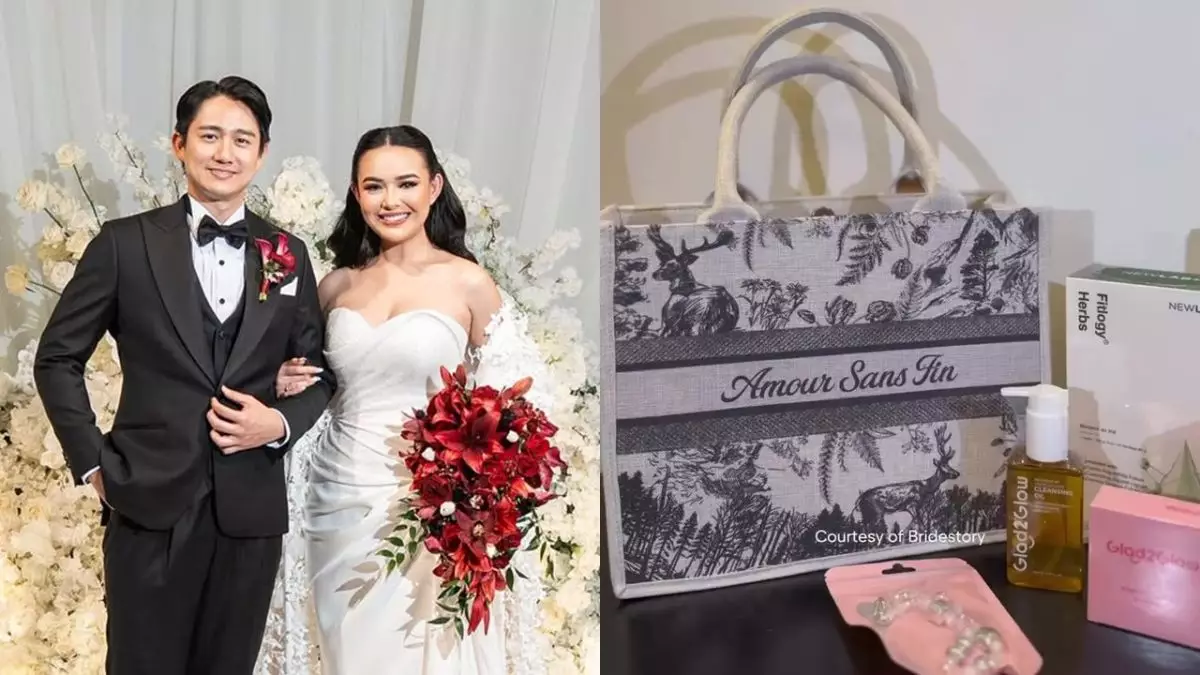 Bak dapat doorprize, intip 9 potret isi suvenir pernikahan Amanda Manopo dan Kenny Austin