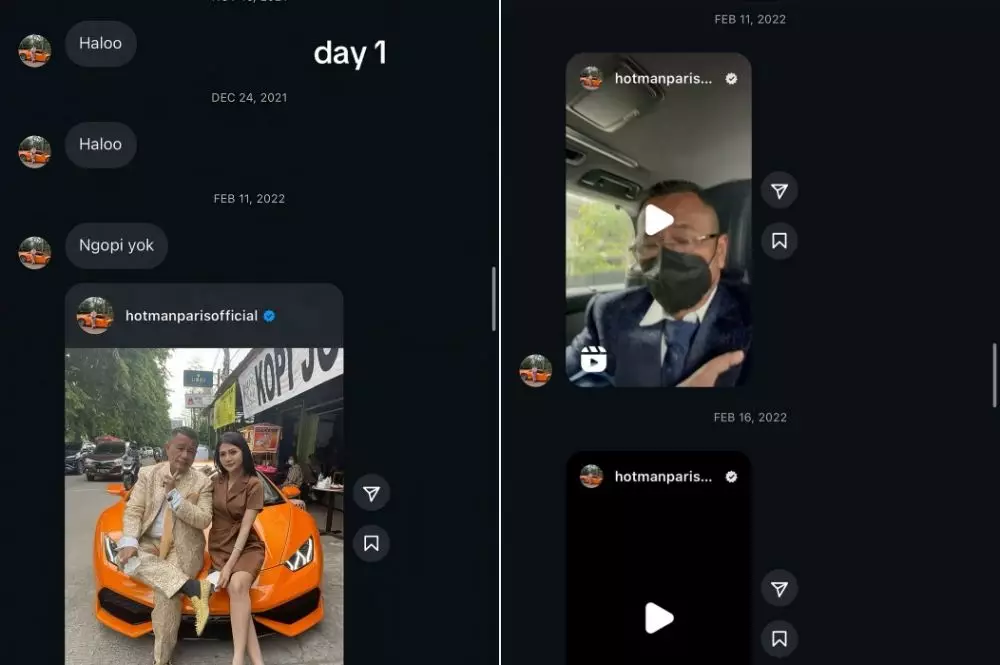 Livy Renata spill isi DM Instagram Hotman Paris © 2025 Instagram Livy Renata spill isi DM Instagram Hotman Paris © 2025 Instagram