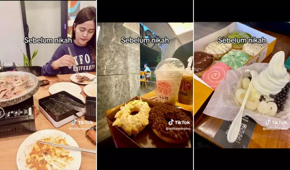 hidup sebelum vs sesudah nikah © TikTok hidup sebelum vs sesudah nikah © TikTok