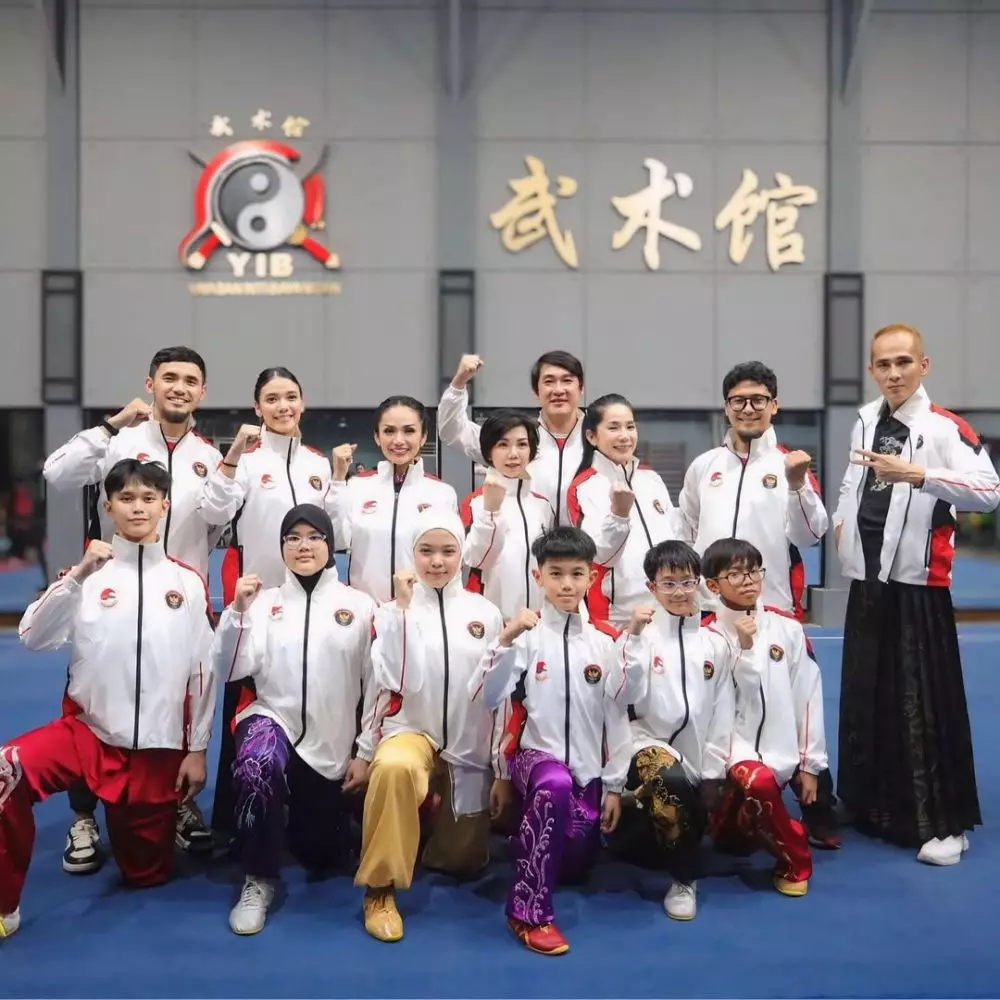 Krisdayanti latihan Wushu untuk kompetisi di China © 2025 Instagram