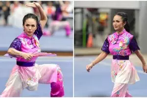 Wakili Indonesia tanding wushu di China di usia 50, 9 potret Krisdayanti latihan jelang lomba