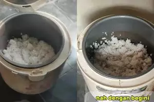 Cara supaya nasi di rice cooker tak cepat kering dan bau meski sudah dingin, cukup gunakan 1 alat ini