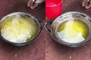 Minyak goreng tercampur air, jangan langsung dibuang! Begini trik mengatasinya biar bisa dipakai lagi