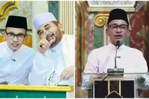  Emoh cuma Islam KTP, 9 potret Ruben Onsu berbicara di depan kajian bareng habib, berbagi kisah mualaf