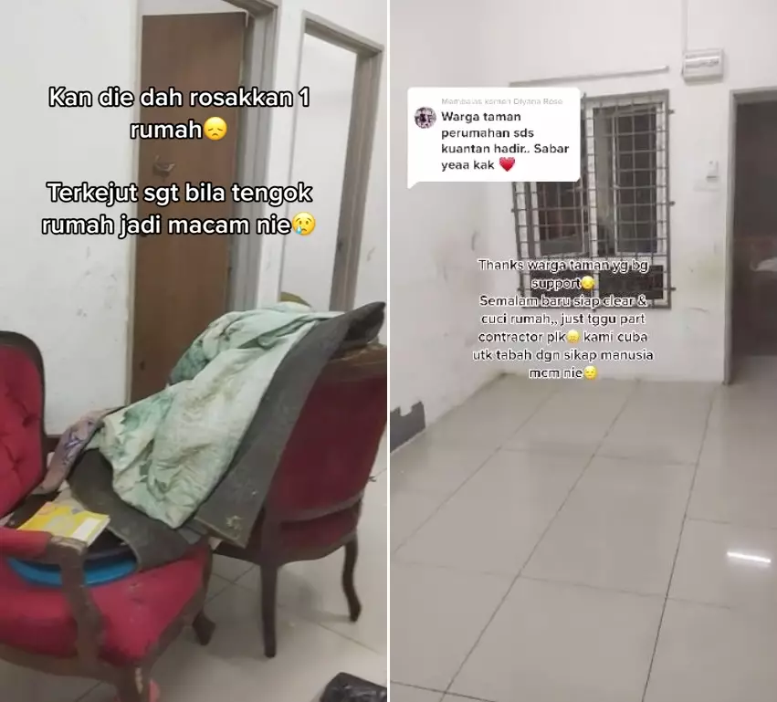 rumah kontrakan jorok © TikTok rumah kontrakan jorok © TikTok