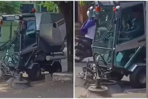 Viral mobil penyapu jalan di Tuban telan anggaran capai Rp1,1 M, penampakannya tuai kritikan