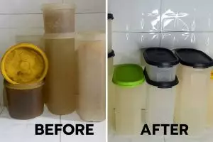Botol dan toples dekil kembali kinclong hanya pakai 3 bahan dapur, simak tutorial dari ahlinya