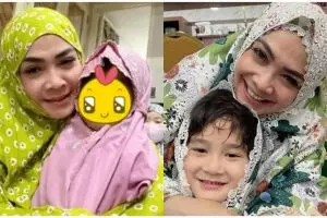 Seru dan hangat, begini 10 momen kebersamaan Rieta Amilia dan cucu-cucu