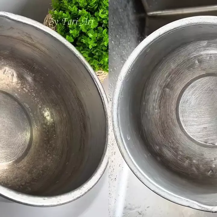 Tak biasa! Wanita ini pakai bawang putih untuk bersihkan kerak air di panci, begini cara pakainya